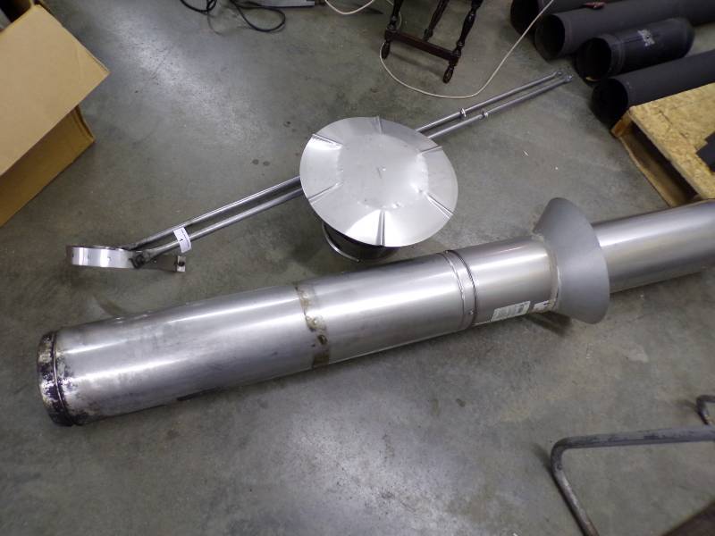 lot 280 image: Stainless Steel Chimney Pipe