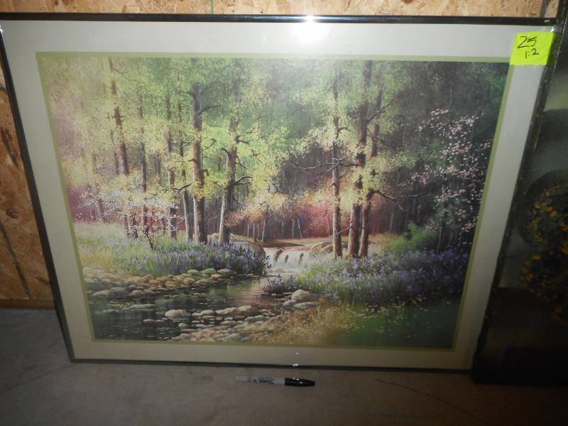 lot 25 image: Framed Art