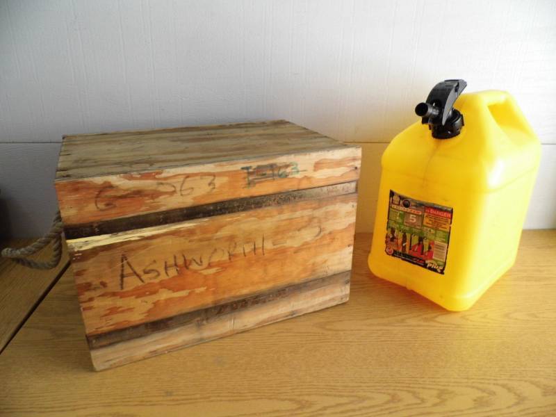 Wood Box - Diesel Can