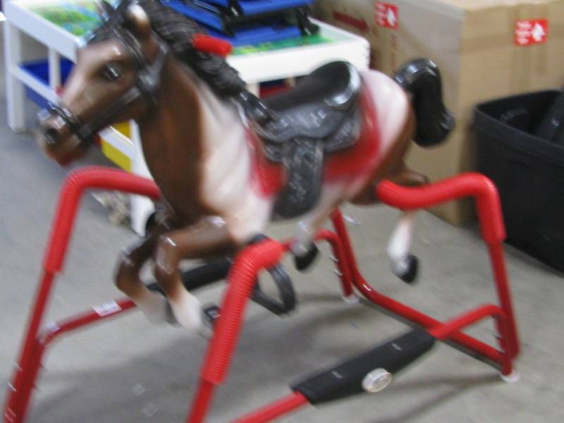 lot 28 image: Childs Bouncing Horse
