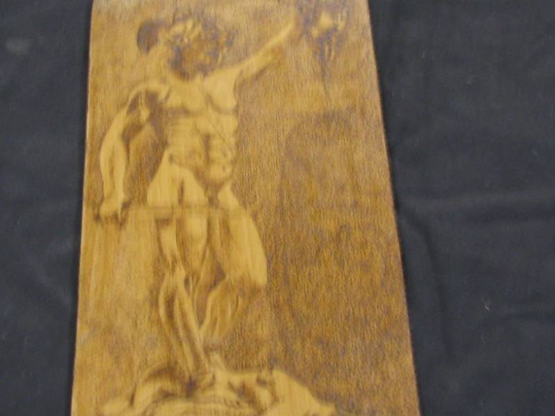 lot 60 image: Etching on Wood