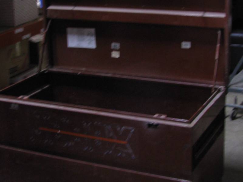 lot 95 image: Jobox Metal Storage Box
