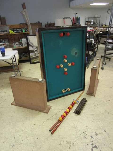 lot 612 image: BUMPER POOL TABLE