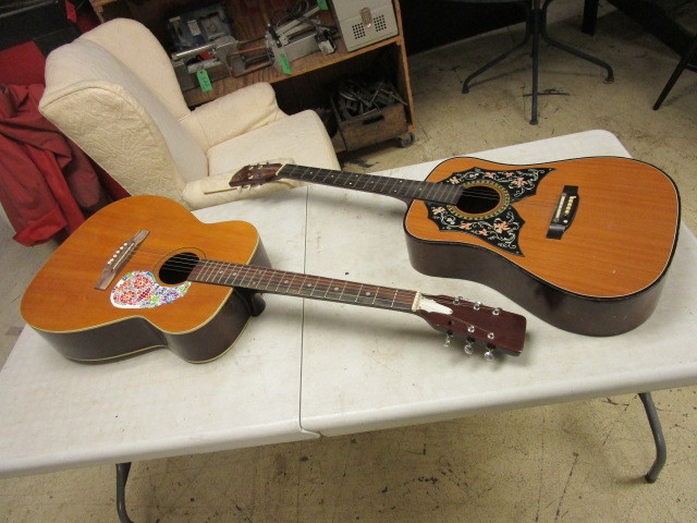 lot 651 image: TWO ACOUSTIC GUITARS