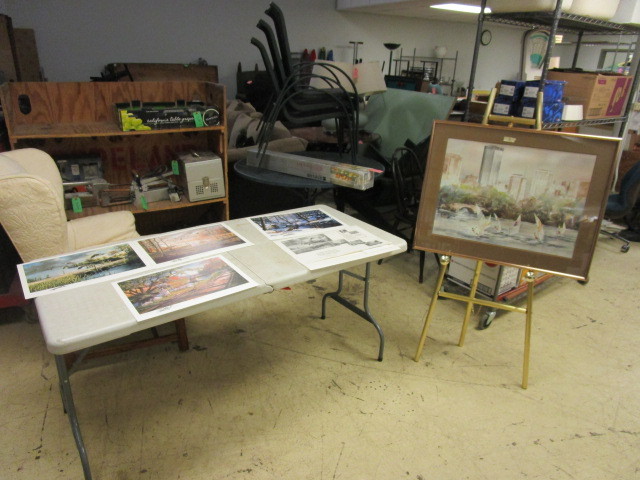 lot 660 image: KEN ZYLLA COMMEMORATIVE COLLECTION AND A RIVERFRONT PRINT