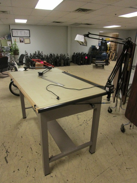 lot 627 image: MAYLINE DRAFTING TABLE
