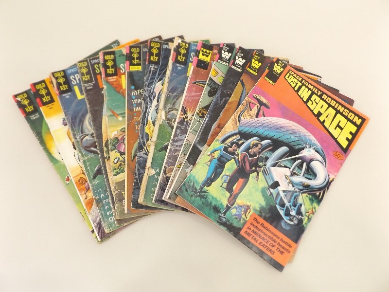 lot 45 image: Lot of 13 Vintage Lost in SpaceSpace Family Robinson Comic Books