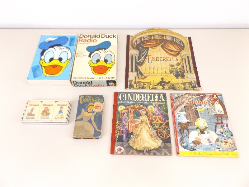 lot 74 image: Lot of Misc. Vintage Walt Disney Memorabilia