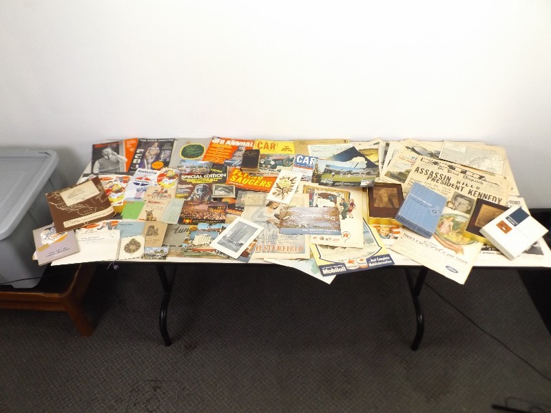 lot 97 image: Large Vintage Advertising Paper, Maps, etc. Collection