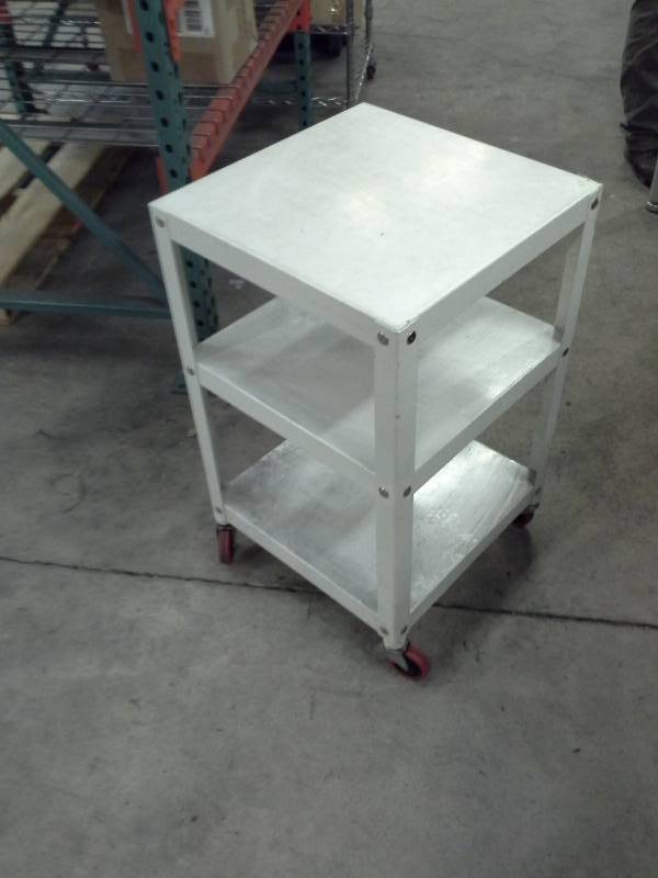 lot 72 image: Rolling Metal Cart with 3-Tiers