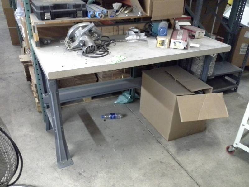 lot 101 image: Shop Work Table