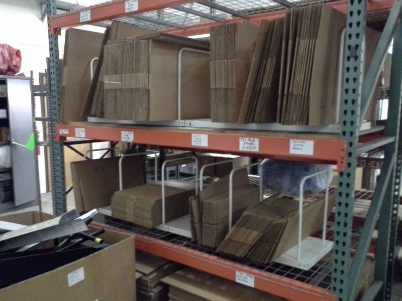 lot 110 image: Lot of (4) Carboard Box Flats Organizers