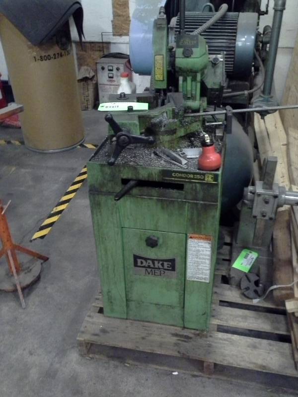 lot 128 image: Dake MEP Condor 250 Lathe Table