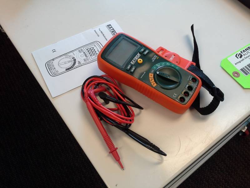 lot 2016 image: Extech 430 True RMS Multimeter, Manual