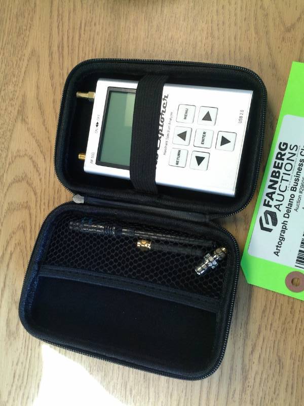 lot 2026 image: Ariel Rochell RF Explorer Handheld Spectrum Analyzer with Carry Case