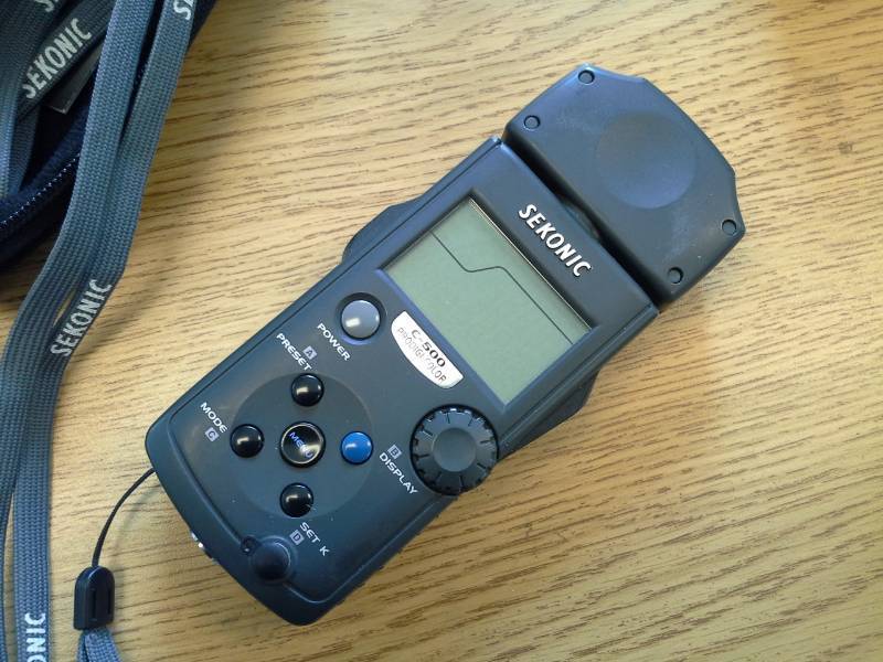 lot 2031 image: Sekonic C-500 Prodigi Color, Quick Guide