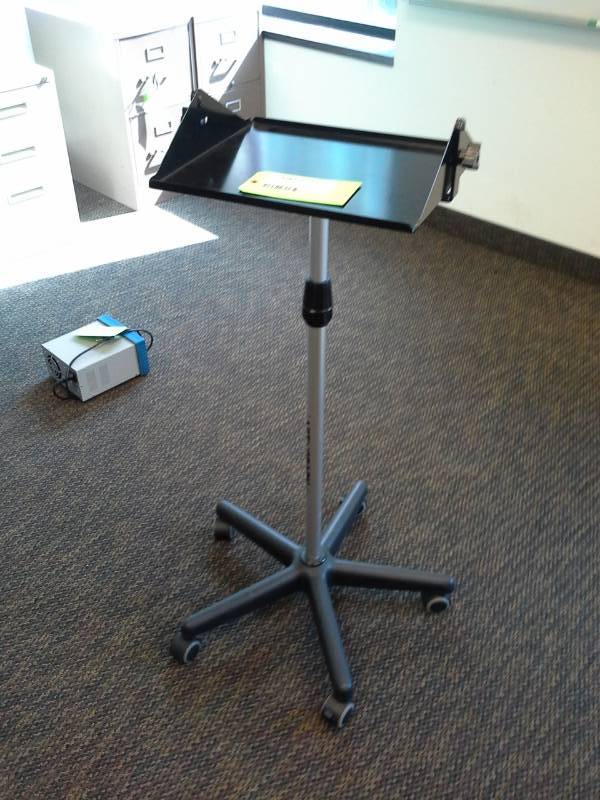 lot 2035 image: Rolling Metal Projector Stand