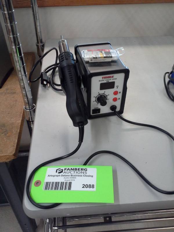 lot 2088 image: Tenma SMD Digital Rework Station, Heat Shrink Tubing