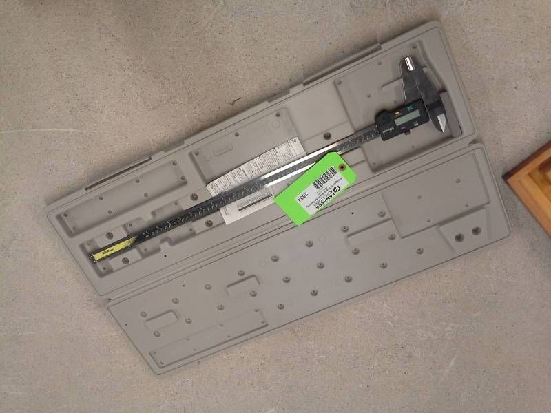 lot 2094 image: Mitutoyo Digimatic 24in. Digital Micrometer with Case
