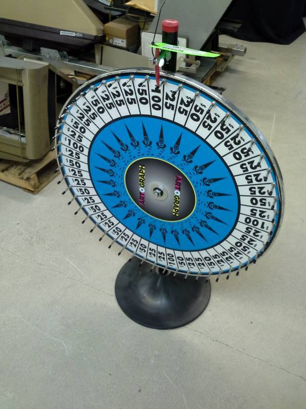lot 2152 image: Spinning Game Wheel