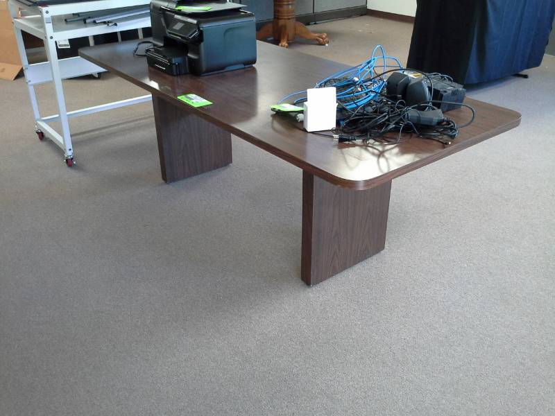 lot 1120 image: Wood Conference Table
