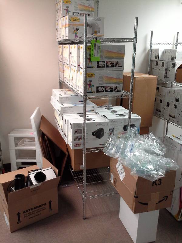lot 1144 image: NSF Metal Wire Rack Shelving Unit with 4-Shelves