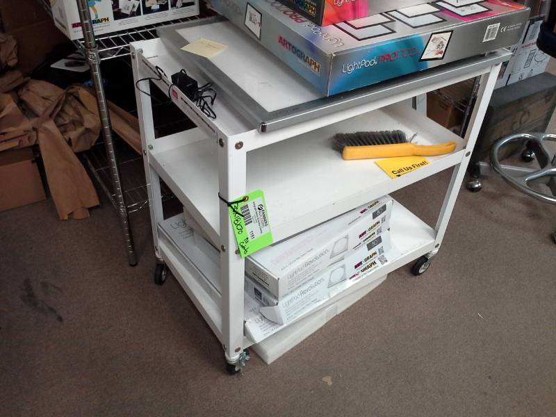 lot 1151 image: 3-Tier Office Cart