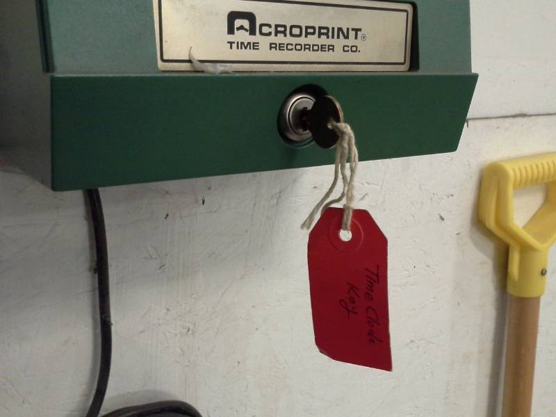 lot 42 image: Acroprint Time Clock