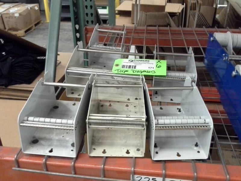 lot 171 image: Lot of (6) Tape Dispensers