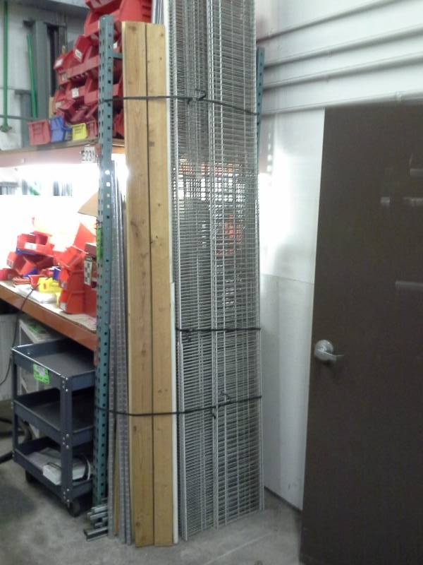 lot 178 image: Misc. Shelf and Rack Parts
