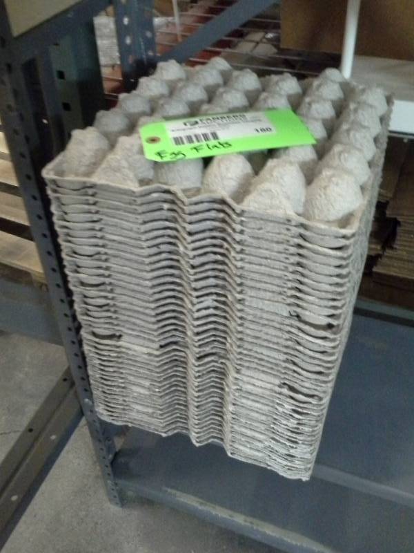 lot 180 image: Cardboard Egg Flats