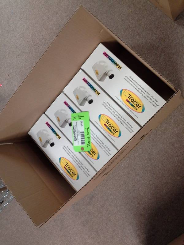 lot 1185 image: Lot of (4) Artograph EZTracer Art Projectors 225-550