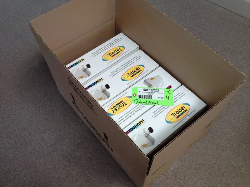 lot 1187 image: Lot of (4) Artograph EZTracer Art Projectors 225-550