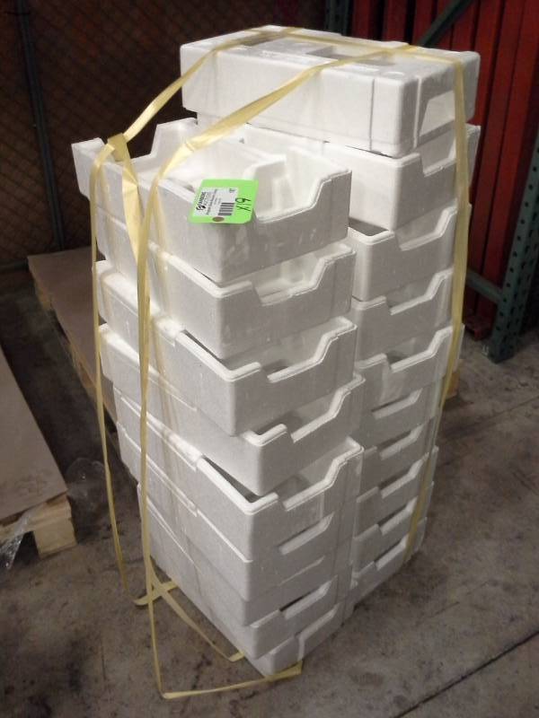 lot 197 image: Lot of (19) Styrofoam Packaging