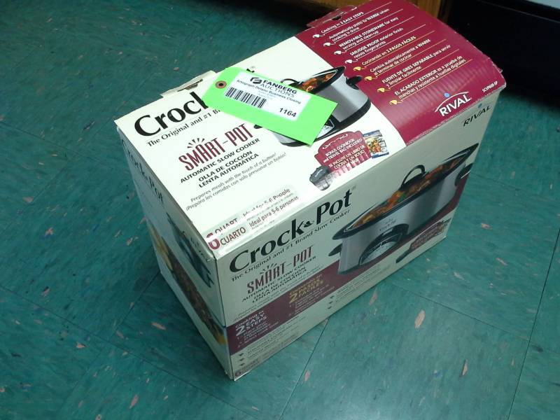 lot 1164 image: Rival Crock-Pot 6-Quart Smart-Pot Automatic Slow Cooker