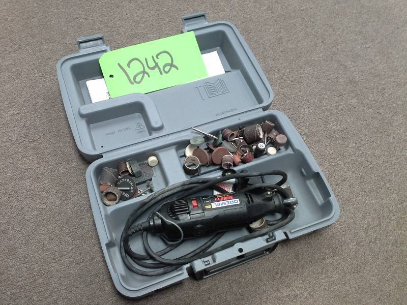 lot 1242 image: Dremel MultiPro 2-Speed Rotary Tool, Case