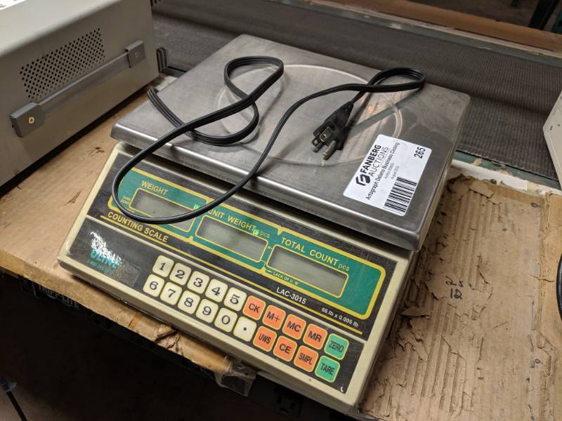 lot 265 image: Late Added Lot - ULine Scale