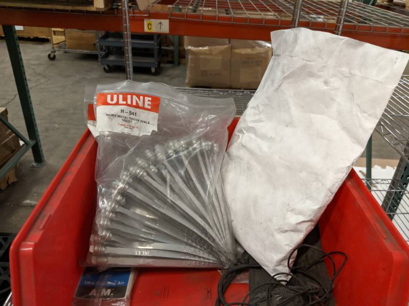 lot 286 image: Late Added Lot - U-Line Metal Truck Seals