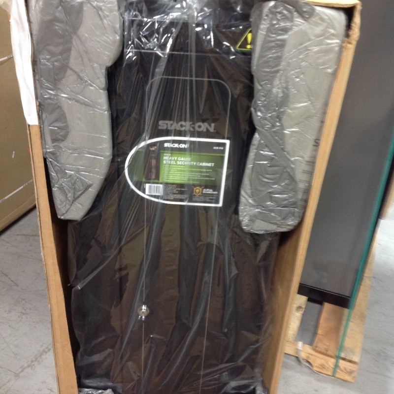 lot 105 image: Key Lock Security Cabinet Stack-On Color Black in good conditions