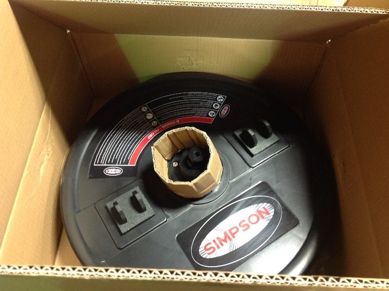 lot 109 image: Simpson 20 in. Industrial Surface Cleaner Rated up to 4500 PSI new