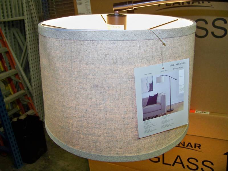 lot 5 image: Jackson Floor Lamp in Dark Bronze Finish