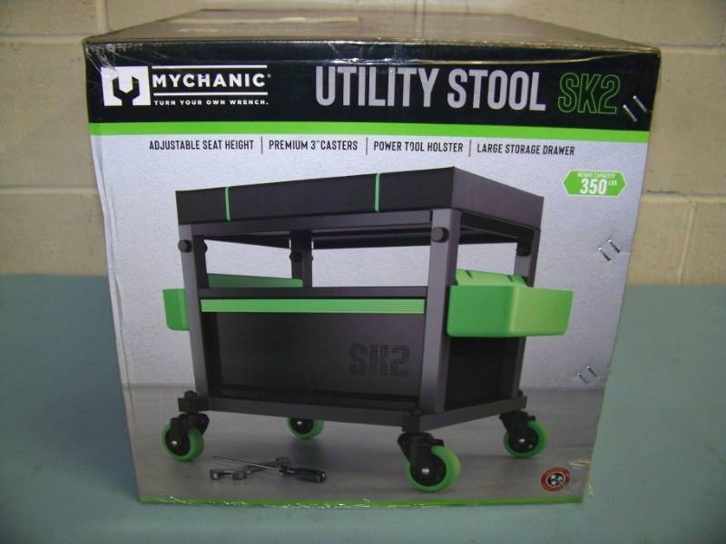 lot 12 image: Mychanec, SK2, Utility Stool on Premium 3 Castors - NEW in Original, Sealed Box