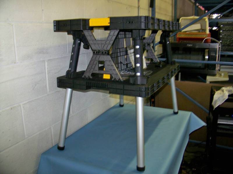 lot 14 image: Keter, Pro Series, Folding Work Table  Work Bench (Workbench) - NEW  NEVER USED