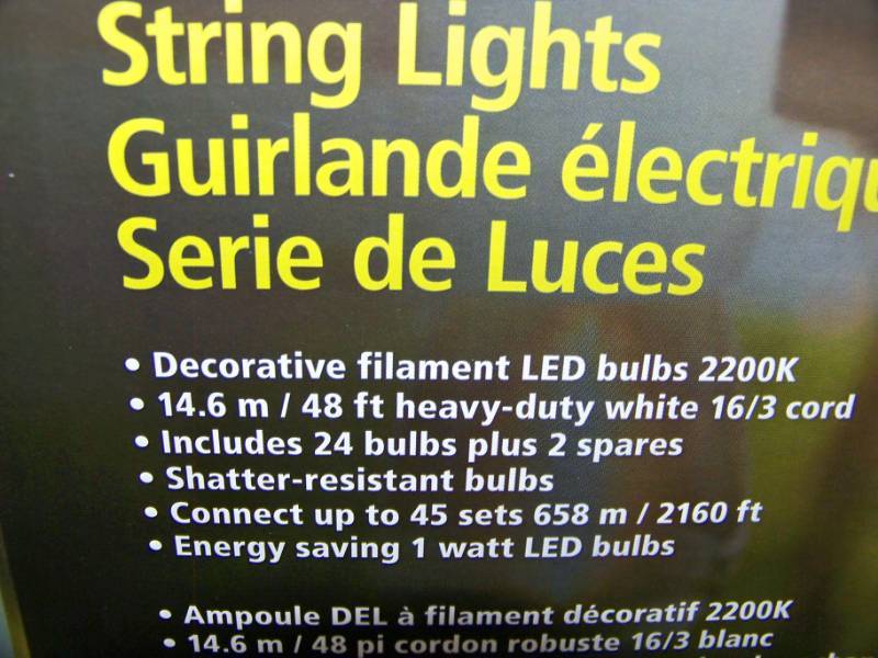 lot 19 image: (2 Boxes) FEIT Electric, 48 of Outdoor LED String Lights with 26 (242 spares) LED Bulbs - NEW in Original, Sealed Boxes