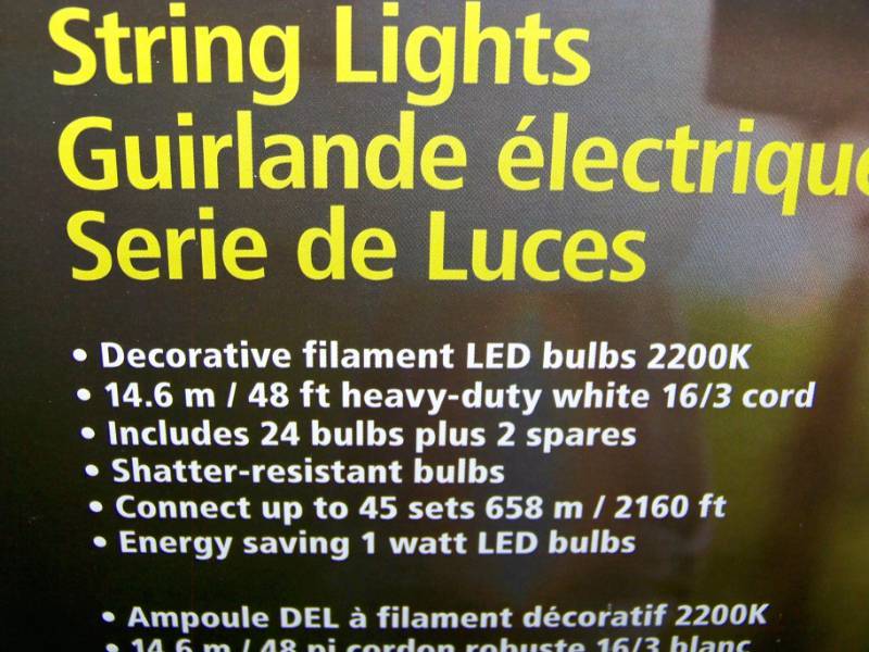 lot 20 image: (2 Boxes) FEIT Electric, 48 of Outdoor LED String Lights with 26 (242 spares) LED Bulbs - NEW in Original, Sealed Boxes