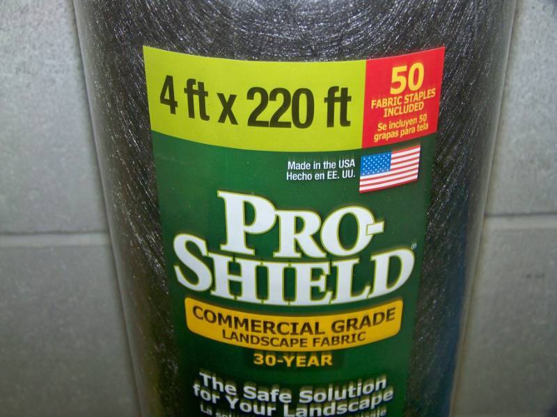 lot 37 image: (5 rolls) Pro-Shield, Commercial Grade Landscape Fabric  Weed Block - NEW in Original Packaging