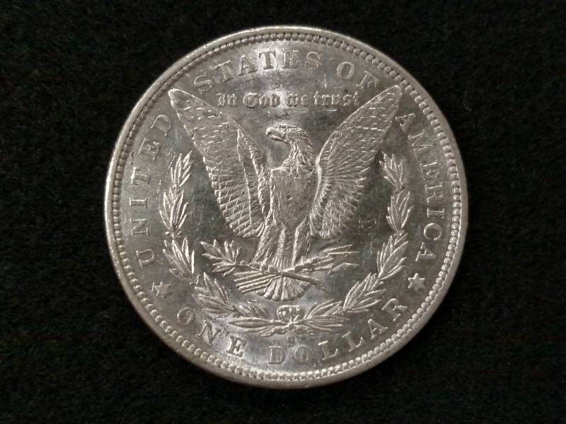 1880 S MS  Morgan Silver Dollar...