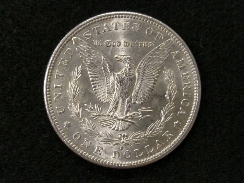 1881 S MS  Morgan Silver Dollar...