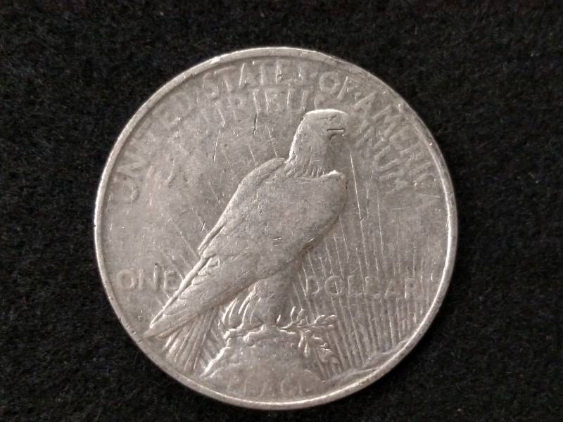 1927 D Peace Silver Dollar...