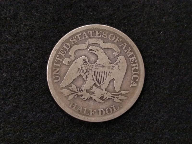 1876 Seated Liberty Silver Half Dol...